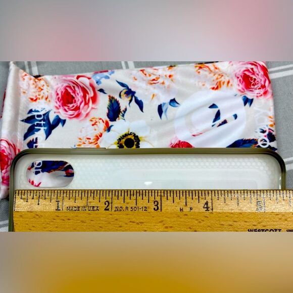 Loopy iPhone X iPhone 5.8” 2018 Beautiful Gardenia Floral Design Hardshell Case - Picture 3 of 5